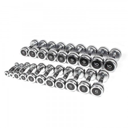 Real-Motion Αλτήρες Χρωμίου - Chromed Dumbbells 8Kg 