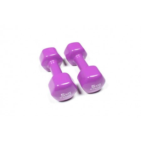 Real-Motion Αλτήρες Βινυλίου - Vinyl Dumbbells 5Kg 