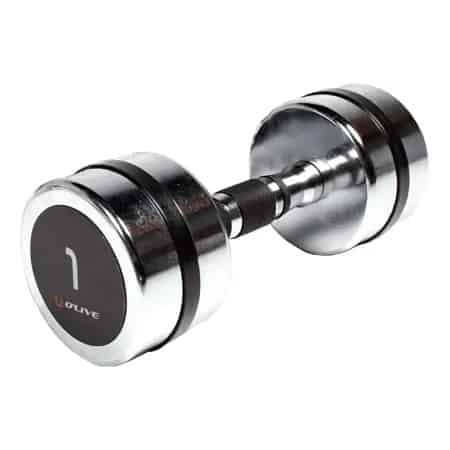 Real-Motion Αλτήρες Χρωμίου - Chromed Dumbbells 1Kg 