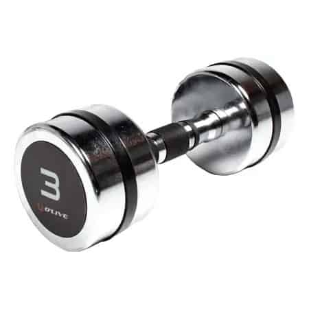 Real-Motion Αλτήρες Χρωμίου - Chromed Dumbbells 3Kg 