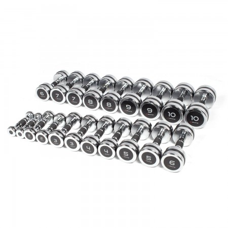 Real-Motion Αλτήρες Χρωμίου - Chromed Dumbbells 7Kg 