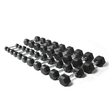 Real-Motion Αλτήρες Εξάγωνοι - Hex Dumbbells Ζεύγη 9Kg 