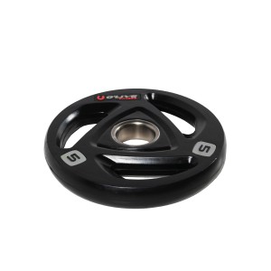 Real-Motion Ολυμπιακοί Δίσκοι -  Rubber Weight Plate Olive 5Kg (362 54950)
