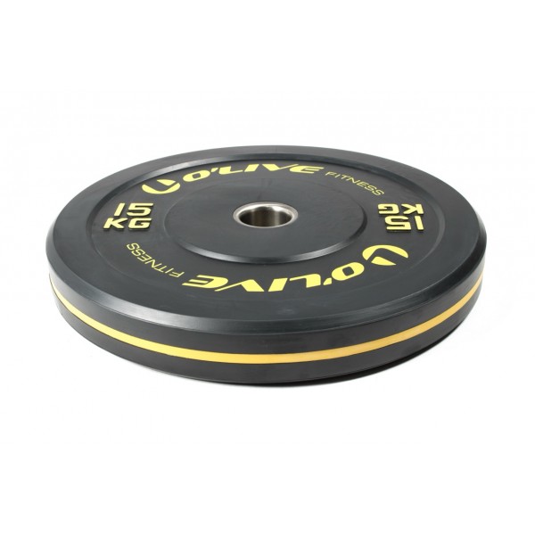 Real-Motion Ολυμπιακοί Δίσκοι Βαρών - Bumper Olympic Discs 15Kg (362 59053)