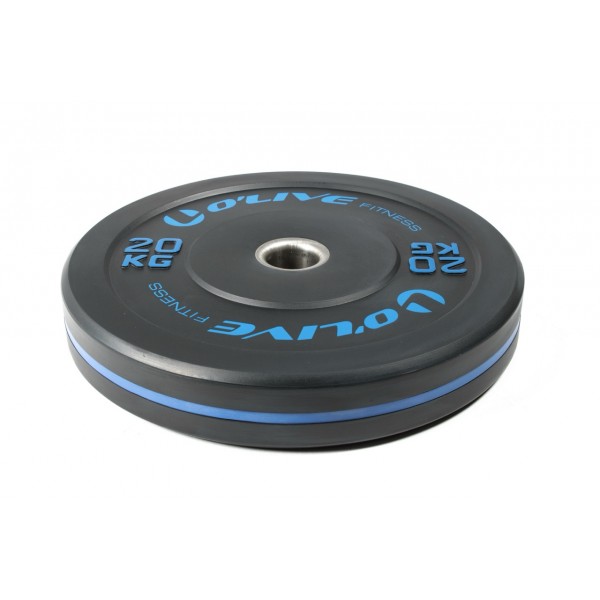 Real-Motion Ολυμπιακοί Δίσκοι Βαρών - Bumper Olympic Discs 20Kg (362 59054)