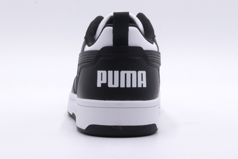 Puma Rebound V6 Low Ανδρικά Sneakers Μαύρα, Λευκά