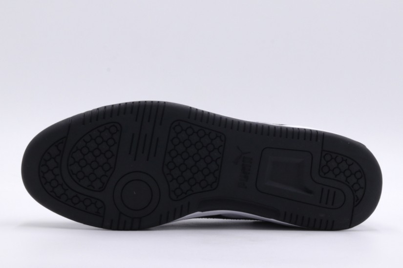Puma Rebound V6 Low Ανδρικά Sneakers Μαύρα, Λευκά