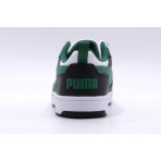 Puma Rebound V6 Low Ανδρικά Sneakers Λευκά,Μαύρα, Πράσινα