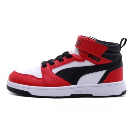 Puma Rebound V6 Mid Παιδικό Sneakers (393832 03)