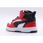 Puma Rebound V6 Mid Παιδικό Sneakers (393832 03)