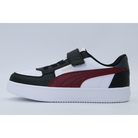 Puma Caven 2.0 Παιδικά Sneakers Μαύρα, Μπορντό, Λευκά