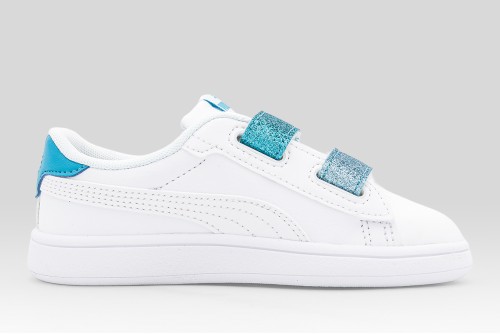 Puma Smash 3.0 L Glitter Velcro V Sneakers (395610 08)