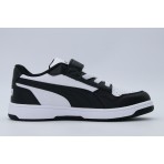 Puma Reb-L AC+ Παιδικά Sneakers Λευκά, Μαύρα