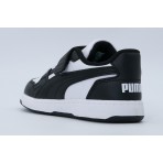 Puma Reb-L Ac+Inf Βρεφικά Sneakers Λευκά, Μαύρα