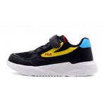 Fila Willington V Παιδικά Sneakers Μαύρα, Κίτρινα, Κόκκινα, Λευκά