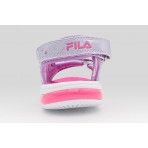 Fila Mermaid Velcro Lights Παιδικά Σανδάλια Λιλά, Διάφορα Χρώματα