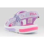 Fila Mermaid Velcro Lights Παιδικά Σανδάλια Λιλά, Διάφορα Χρώματα