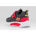 Fila Firefighter Velcro Lights Παιδικά Sneakers Μαύρα, Κόκκινα, Διάφορα Χρώματα