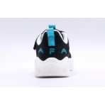 Fila Memory Ruby 4 V Παιδικά Sneakers Μαύρα, Λευκά, Πετρόλ, Ασημί