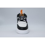 Fila Memory Ayo 4 V Παιδικά Sneakers Λευκά, Μαύρα, Πορτοκαλί, Μωβ