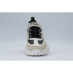 Fila Memory Space 3 V Παιδικά Sneakers Μπεζ, Μαύρα, Λευκά