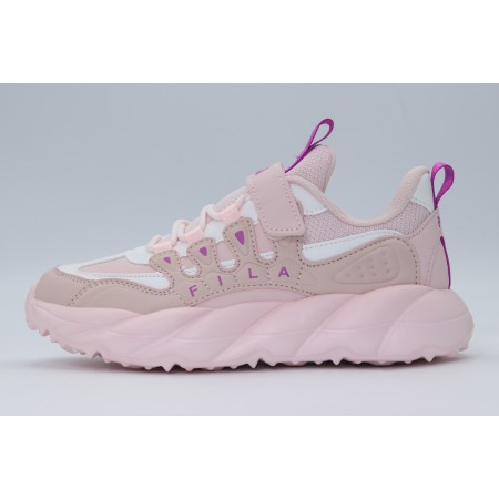 Fila Memory Space 3 V Παιδικά Sneakers Ροζ, Σομόν, Λευκό