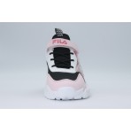 Fila Memory Musha 2 V Παιδικά Sneakers Λευκά, Ροζ, Μαύρα