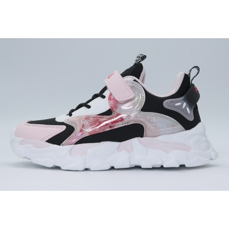 Fila Memory Musha 2 V Παιδικά Sneakers Λευκά, Ροζ, Μαύρα