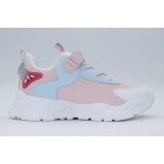 Fila Memory Musha 2 V Παιδικά Sneakers Ροζ, Λευκά, Σιέλ