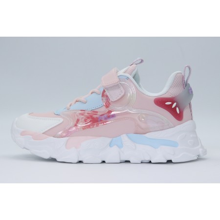 Fila Memory Musha 2 V Παιδικά Sneakers Ροζ, Λευκά, Σιέλ