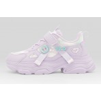 Fila Musha 3 Memory Velcro Παιδικά Sneakers Λιλά