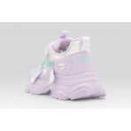 Fila Musha 3 Memory Velcro Παιδικά Sneakers Λιλά