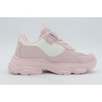 Fila Musha 3 Memory Velcro Παιδικά Sneakers Ροζ, Εκρού