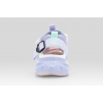 Fila Wave Memory Velcro Παιδικά Sneakers Ροζ, Μωβ, Λευκά, Πράσινα