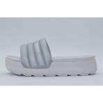 Puma Karmen Puffy Aqua Metallics Παντόφλες Ασημί, Γκρι Ανοιχτό