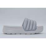 Puma Karmen Puffy Aqua Metallics Παντόφλες Ασημί, Γκρι Ανοιχτό