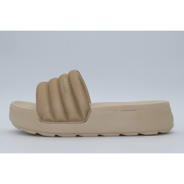 Puma Karmen Puffy Aqua Metallics Παντόφλες (400679 02)