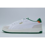 Puma Court Classico Sport Ανδρικά Sneakers Λευκά, Πράσινα, Μπεζ
