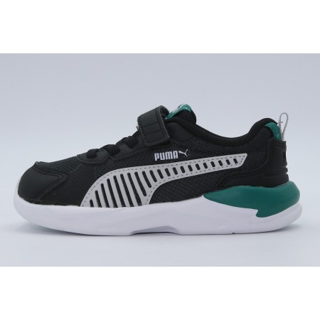 Puma X-Ray 3 Βρεφικά Sneakers Μαύρα, Πράσινα, Γκρι