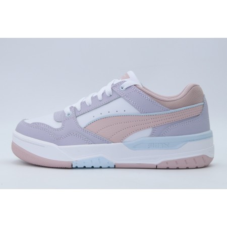Puma Rebound Retro Sneakers Λιλά, Ροζ, Λευκά, Γαλάζια