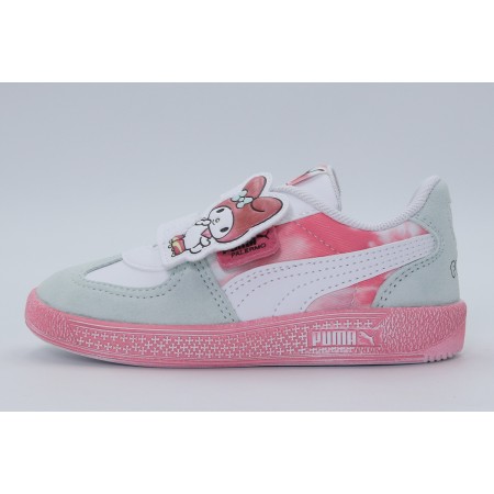 Puma X Hello Kitty And Friends Palermo Sneakers Λευκά, Γκρι, Ροζ