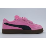 Puma Club II Era Infant Βρεφικά Sneakers Φούξια, Μαύρα, Καφέ