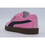 Puma Club II Era Infant Βρεφικά Sneakers Φούξια, Μαύρα, Καφέ