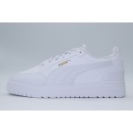 Puma Shuffle Downtown Ανδρικά Sneakers Λευκά