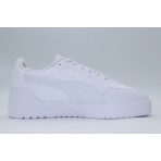 Puma Shuffle Downtown Ανδρικά Sneakers Λευκά