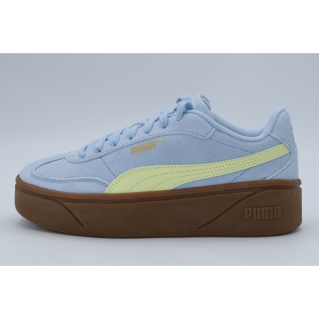 Puma Club II Era Platform SD Sneakers Σιέλ, Λεμονί, Καφέ