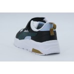 Puma Trinity 2 LT Run Fun Βρεφικά Sneakers Μαύρα, Λευκά, Κυπαρισσί