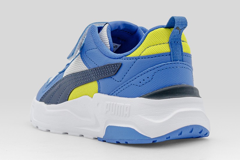 Puma Trinity 2 Παιδικά Sneakers Μπλε, Λευκά, Μπλε Σκούρο, Κίτρινα