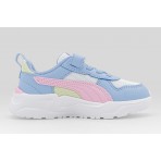 Puma Trinity 2 Βρεφικά Sneakers Λιλά, Λευκά, Ροζ, Κίτρινα
