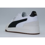 Puma Shuffle Downtown Ανδρικά Sneakers Λευκά, Μαύρα, Εκρού
